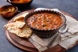 Spicy Indian Potato Bean Soup