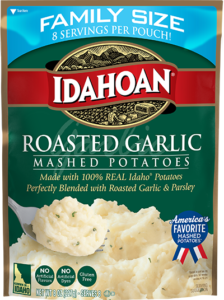 Idahoan Roasted Garlic Family Size Mashed Potatoes Pouch