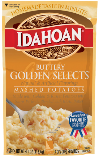 Buttery Golden Selects® Mashed Potatoes - Idahoan Mashed Potatoes ...