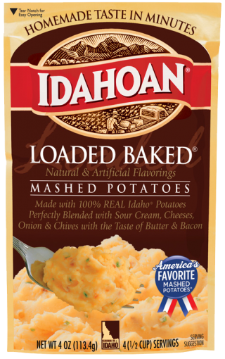 Loaded Baked® Mashed Potatoes - Idahoan Mashed Potatoes 