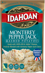 Idahoan Monterey Pepper Jack Mashed Potatoes 4oz Pouch