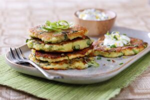 These Potato, Kale and Onion Cakes are packed with protein!