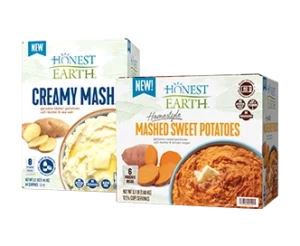 Assorted Honest Earth Mashed Potatoes cases