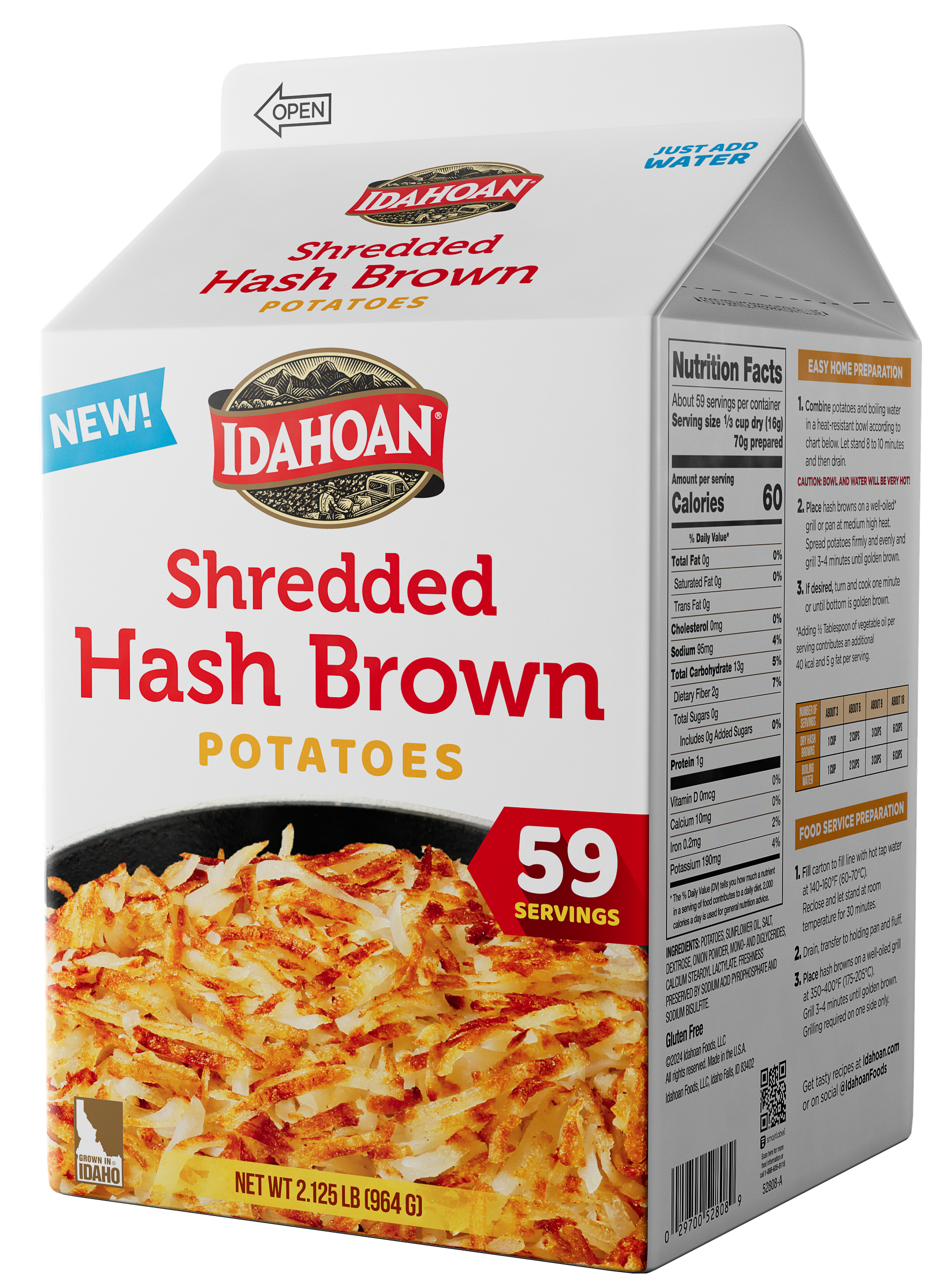 Idahoan Shredded Hash Browns